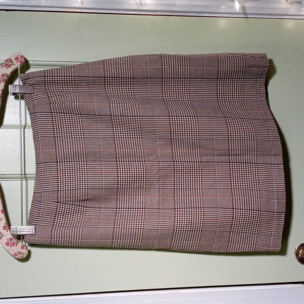 Women's Bentley tan brown autumn size 10 skirt